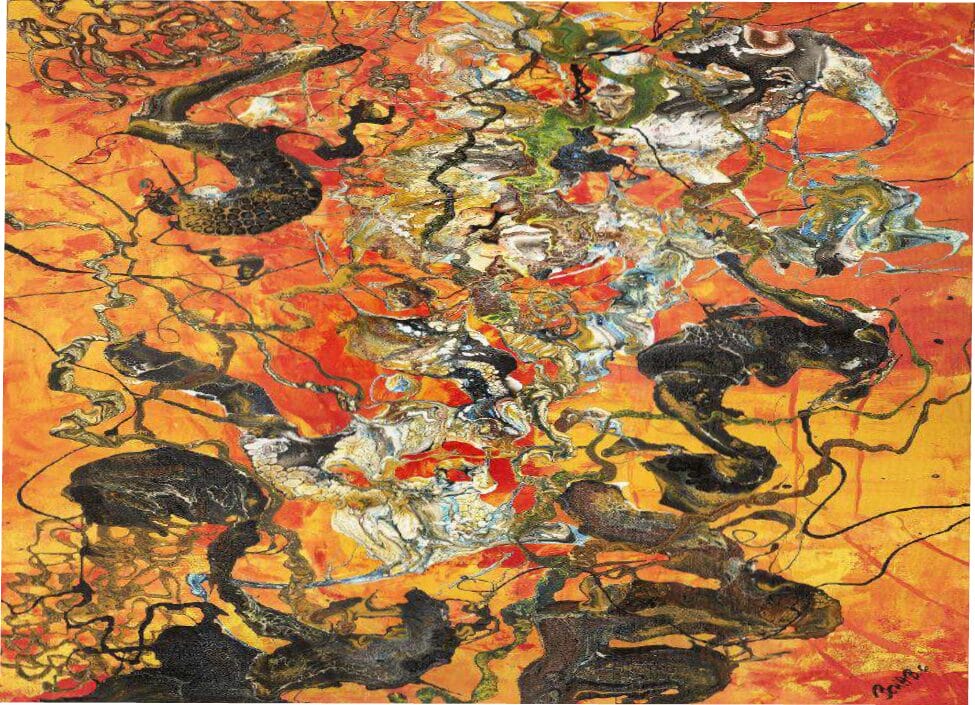 BBG Untitled, 2024 No 88-024, acrylic on canvas, 178 x 128 cm