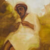 Sikelela Owen, Knitting (detail), Oil, 183 x 152 cm. Courtesy of the artist.